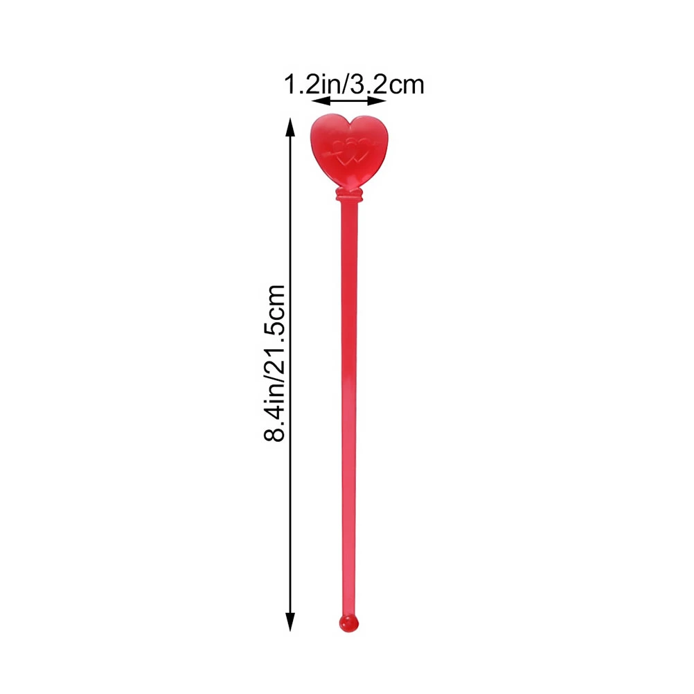 40PCS Wine Acrylic Swizzle Stick Premium Swizzle Stick Safe Swizzle Stick