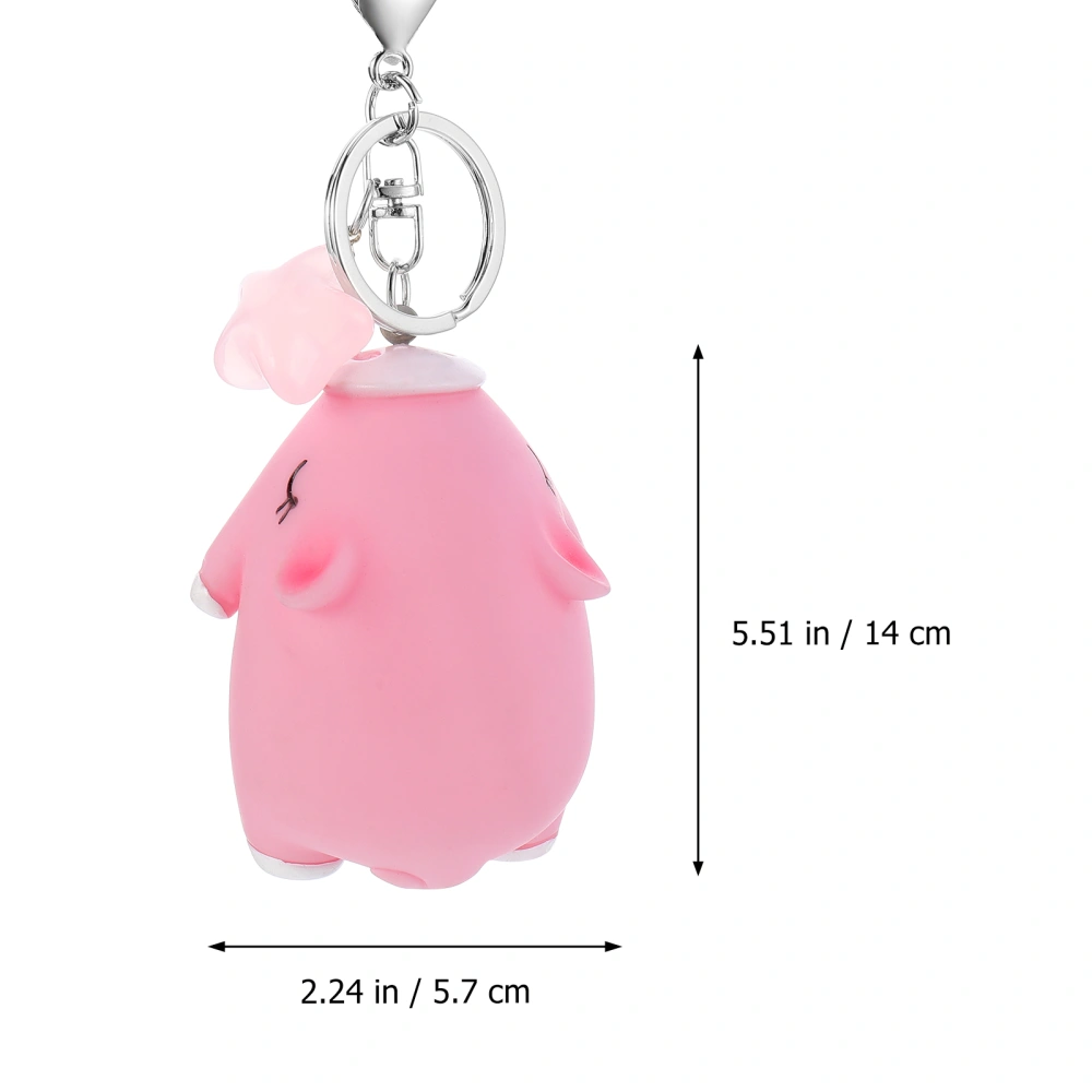 1pc Pig Key Chain Pendant Toy Key Chain Practical Gift Keyring Key Pendant