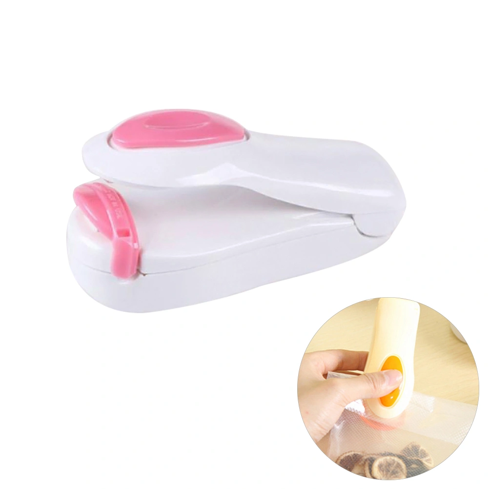 Portable Mini Bag Heat Sealer Capper Plastic Bag Sealing Machine Impulse Sealer for Food Storage (White)