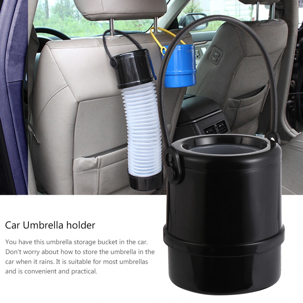 Multi-used Car Seat Back Umbrella Storage Bucket Umbrella Holder Mini Trash Bin