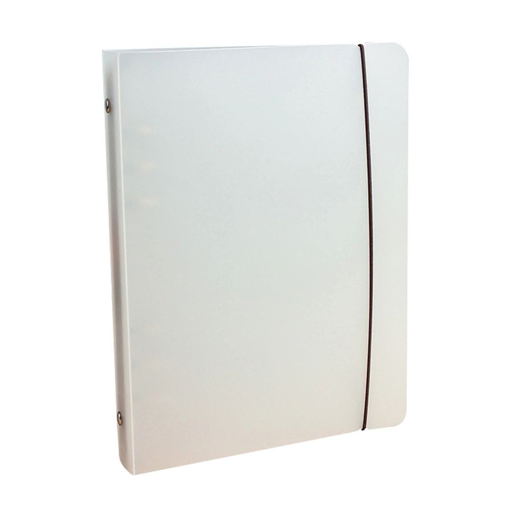 Plastic A6 Cover Round Ring Binder File Folder for Loose Leaf Sheet Protectors Notebook Refill DIY Scrapbooking Binder Cover Protector