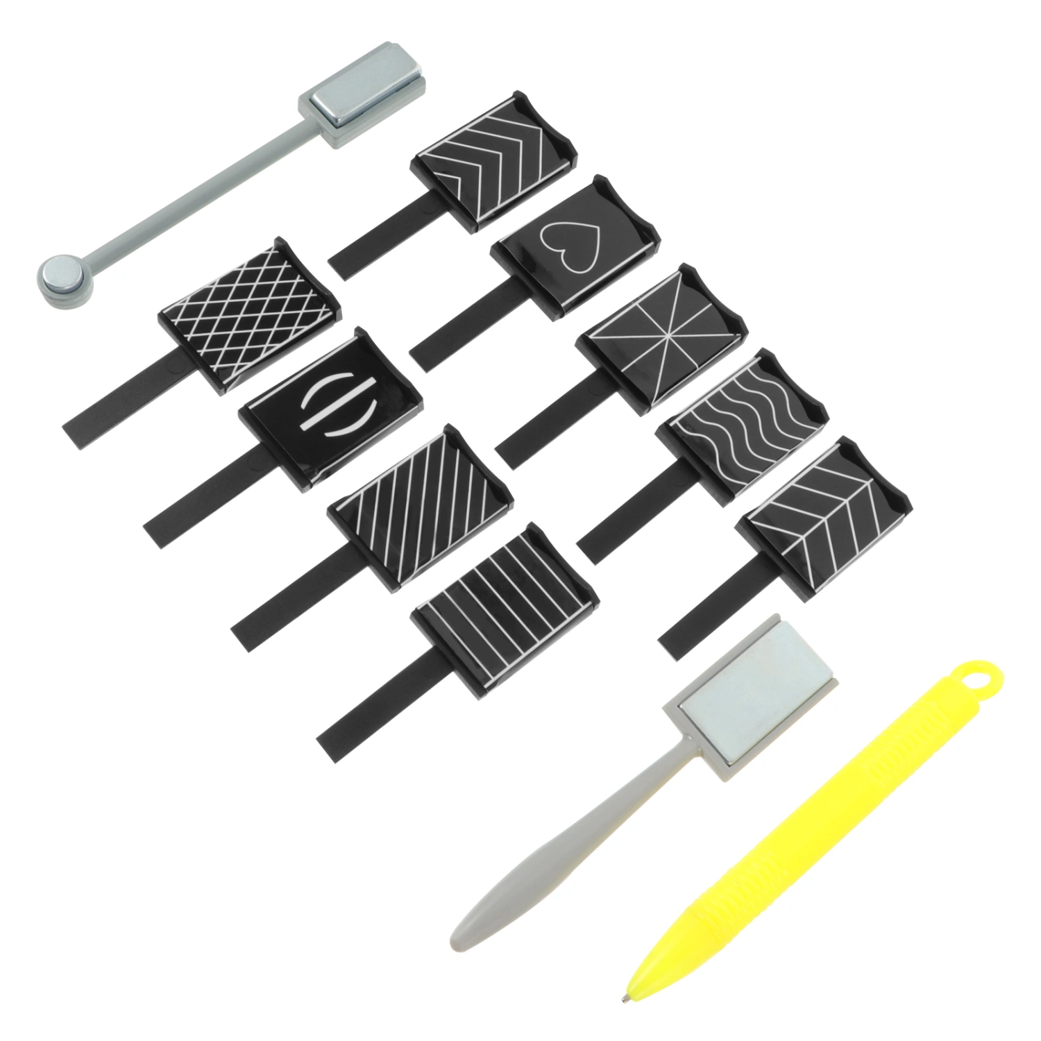 12Pcs Nail Magnet Tool Magnetic Polish Cat Eye Magnet Stick Manicure Tool