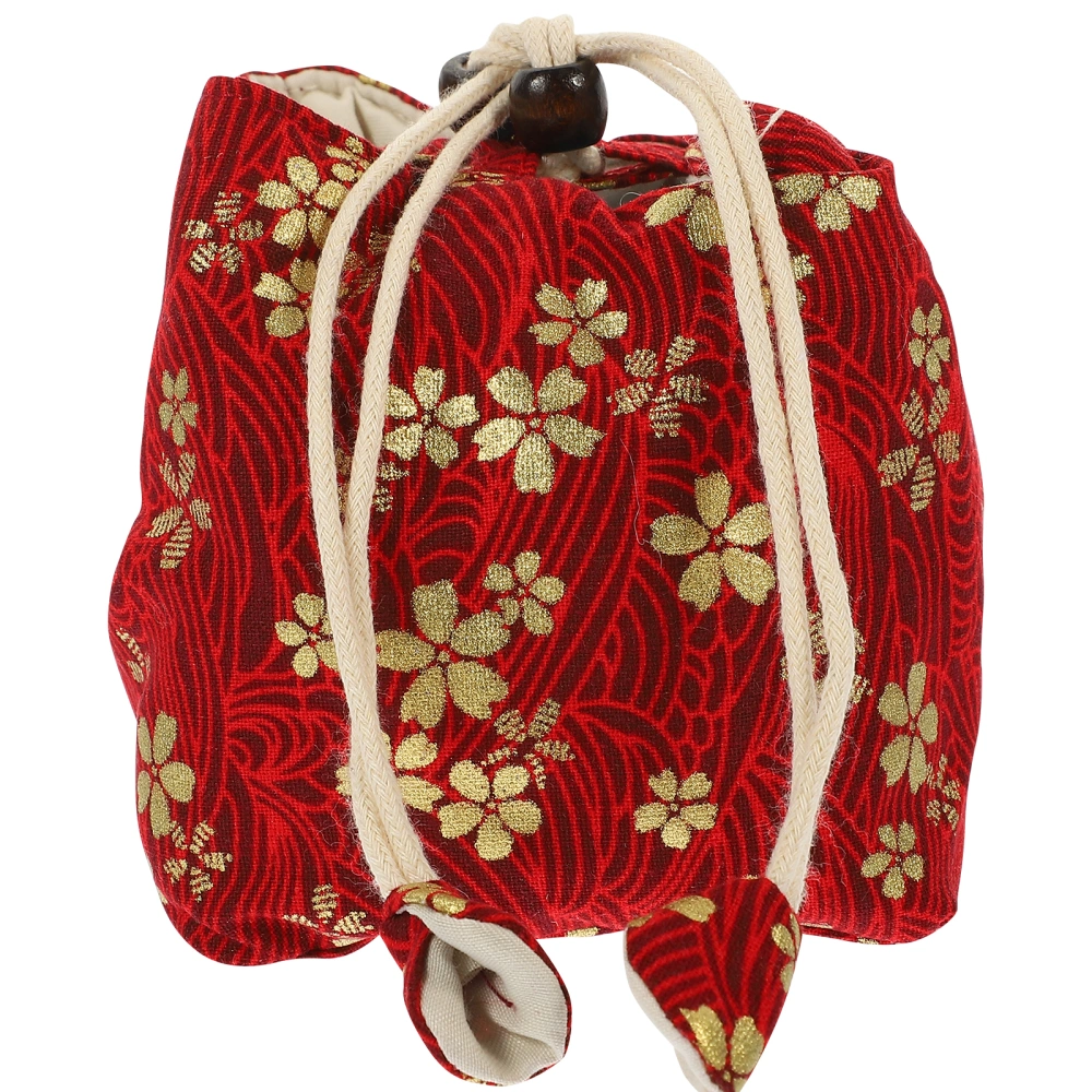 Decorative Teacup Pouch Travel Tea Tool Carrying Bag Teaware Storage Bag Teacup Container