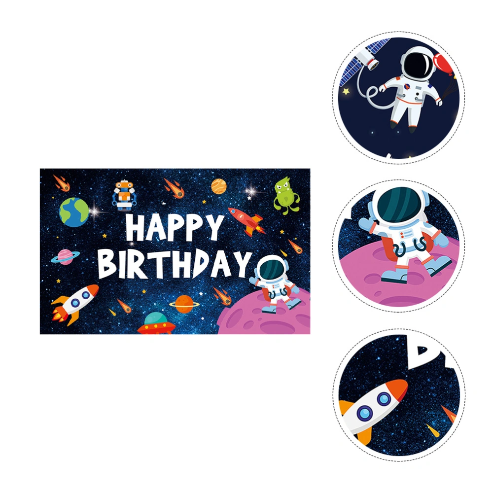 Birthday Party Banner Creative Background Decorative Banner Party Hanging Flag