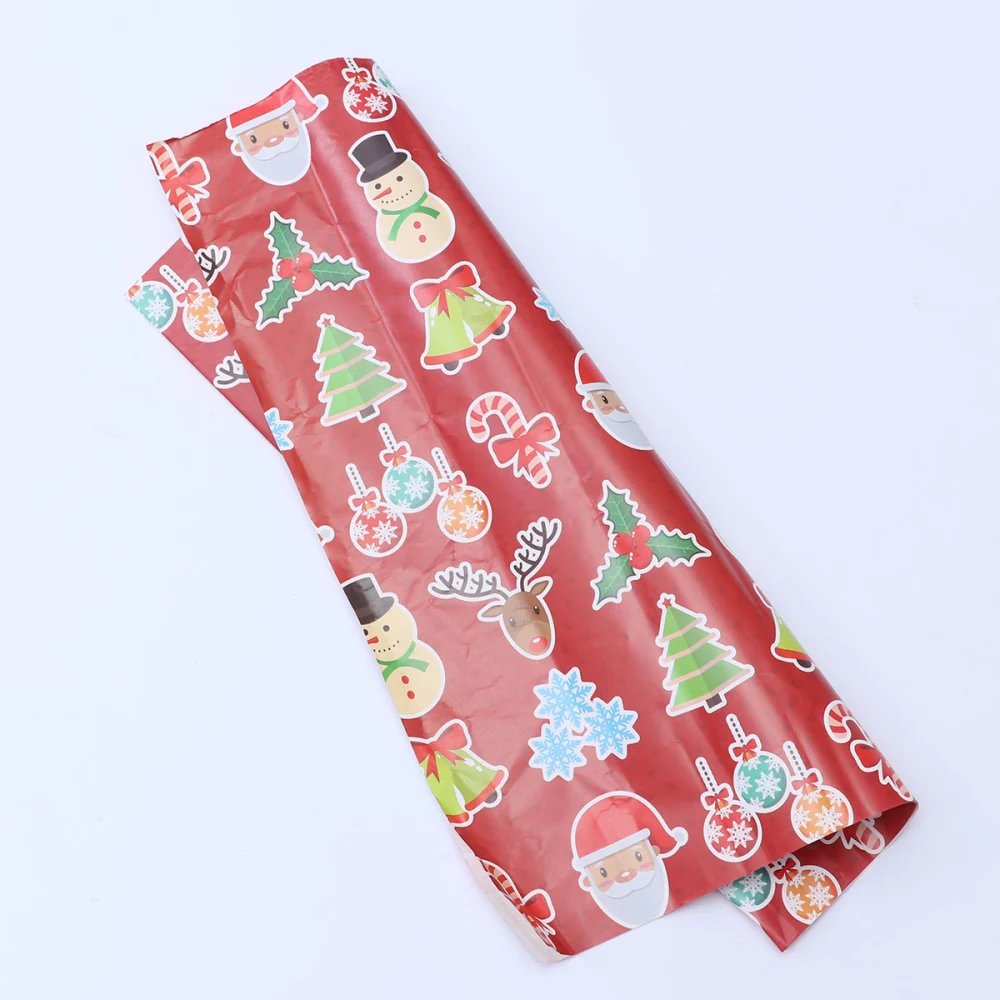 20pcs Christmas Gift Wrapping Paper Decorative Crafting Scrapbooking Flower Book Wrapping Paper