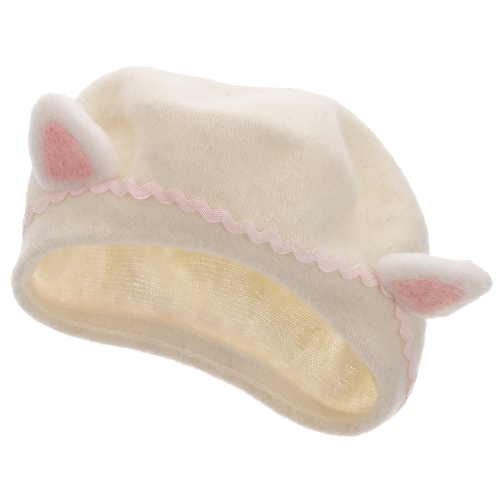 1pc Cat Ear Hat Fashionable Hat Beret Supple Caps Female Lovely Winter Caps