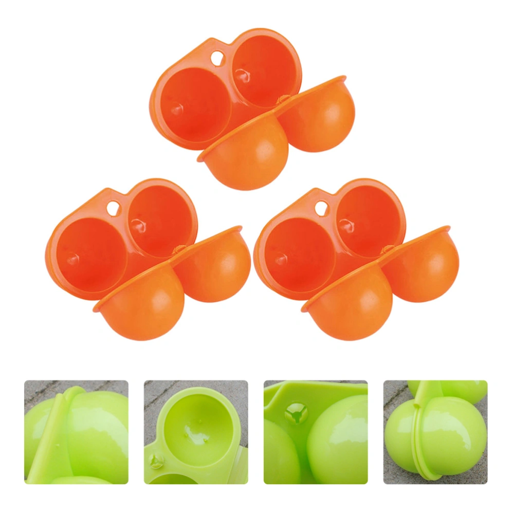 6 Pcs Portable Egg Carton Outdoor Picnic Eggs Case Convenient Egg Container