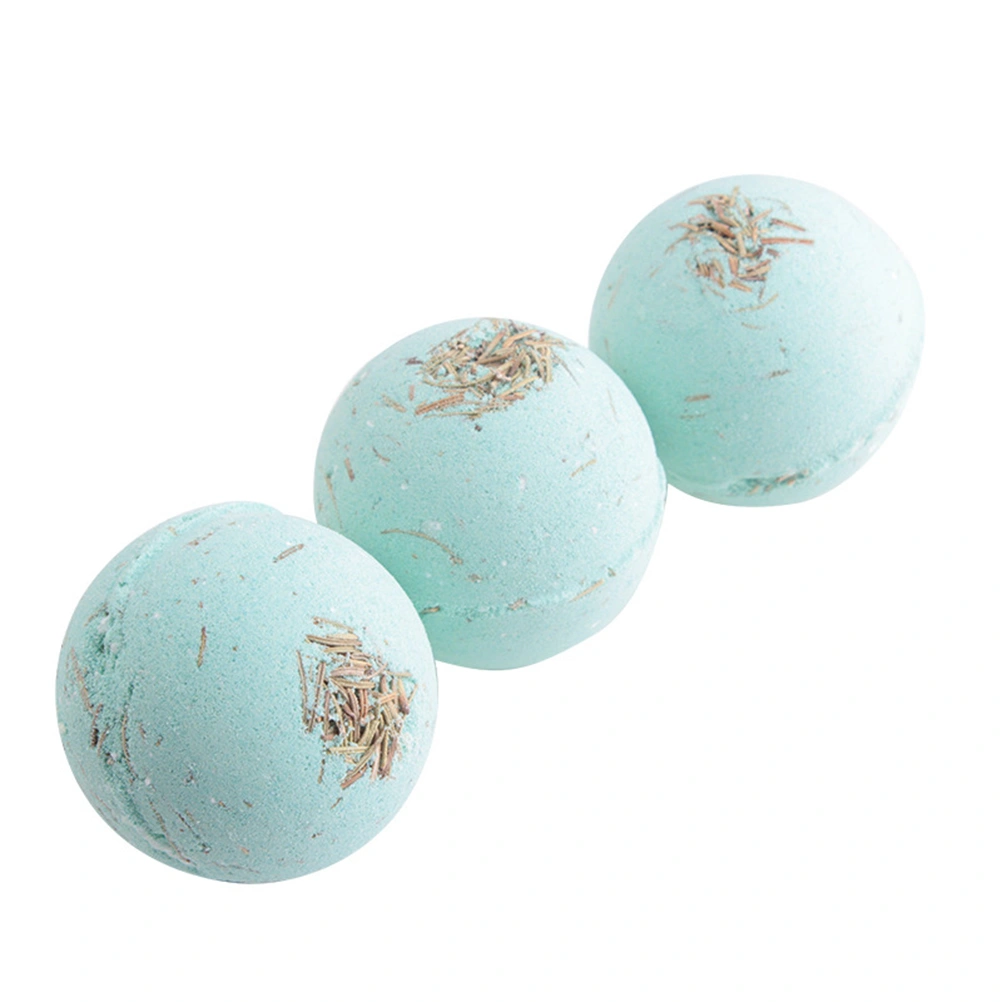 Deep Sea Bath Salt Bath Bomb Spa Fizzies Bubble Bath Best Gift Body Essential Oil Bath Ball Natural Bubble Bath Bomb Ball (Green Tea with Rosemary)
