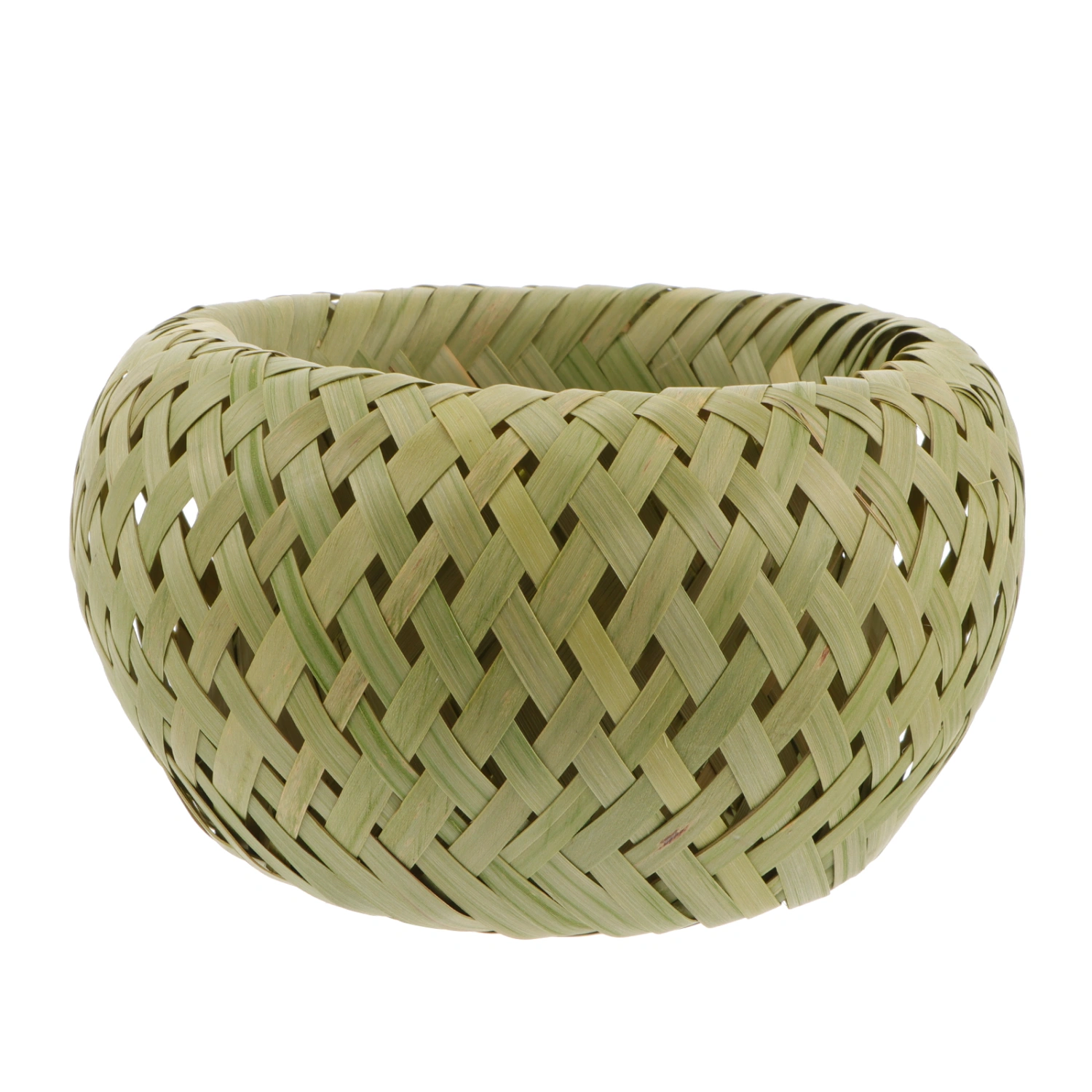 1pc Nest Style Bamboo Storage Basket Fruit Basket Picnic Basket (Large)