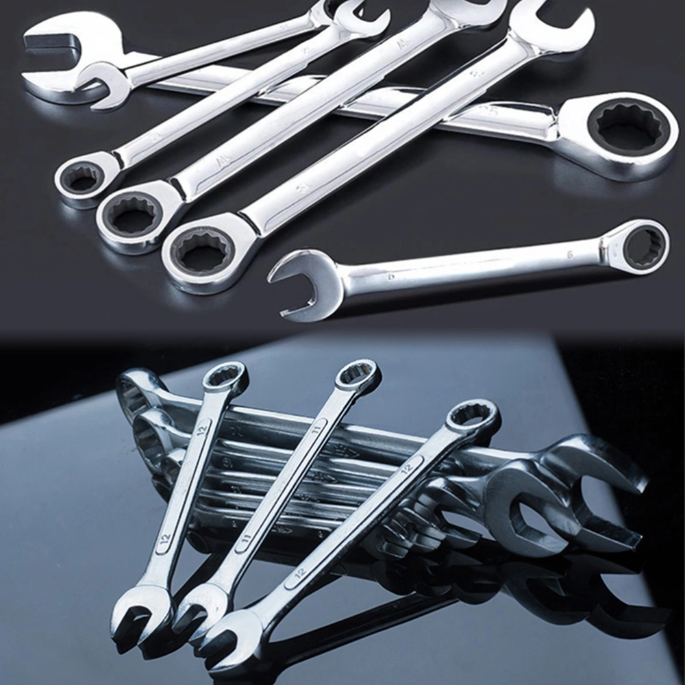 27mm Dual Heads Double Offset Ring Spanner Combination Dicephalous Wrench Spanner