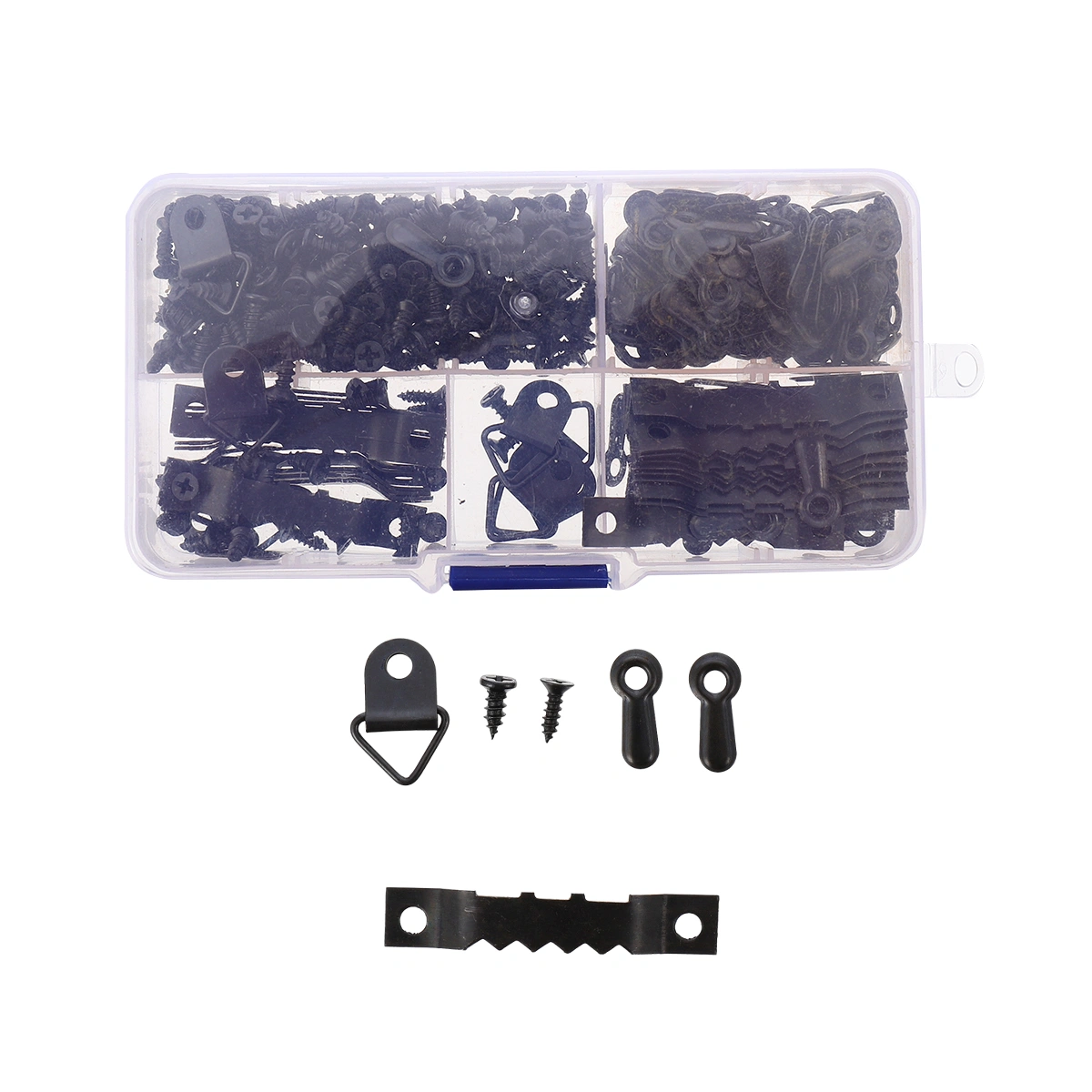 550 Pcs Picture Hangers Kit Heavy Duty Picture Hangers Assortment Kit with Box