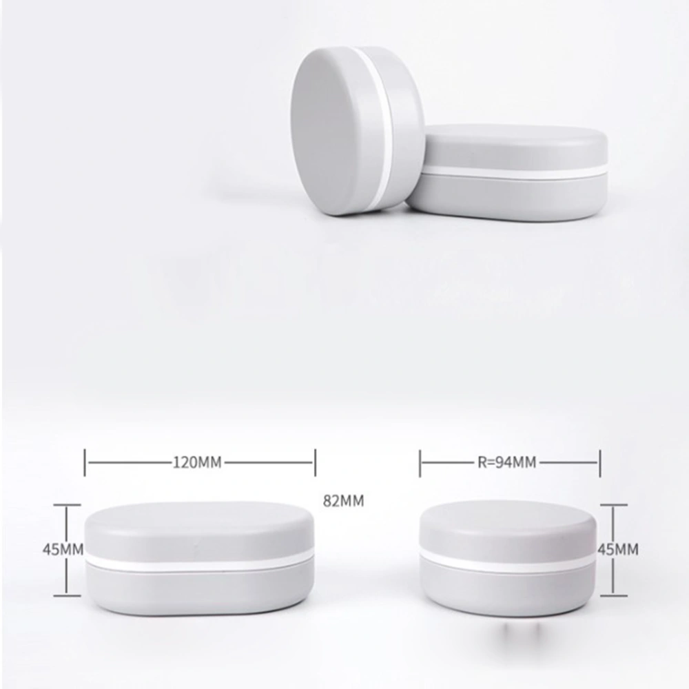 Portable Waterproof Soap Boxes Simple Travel Seal Soap Cases with Lid for Home Travel (Circle)