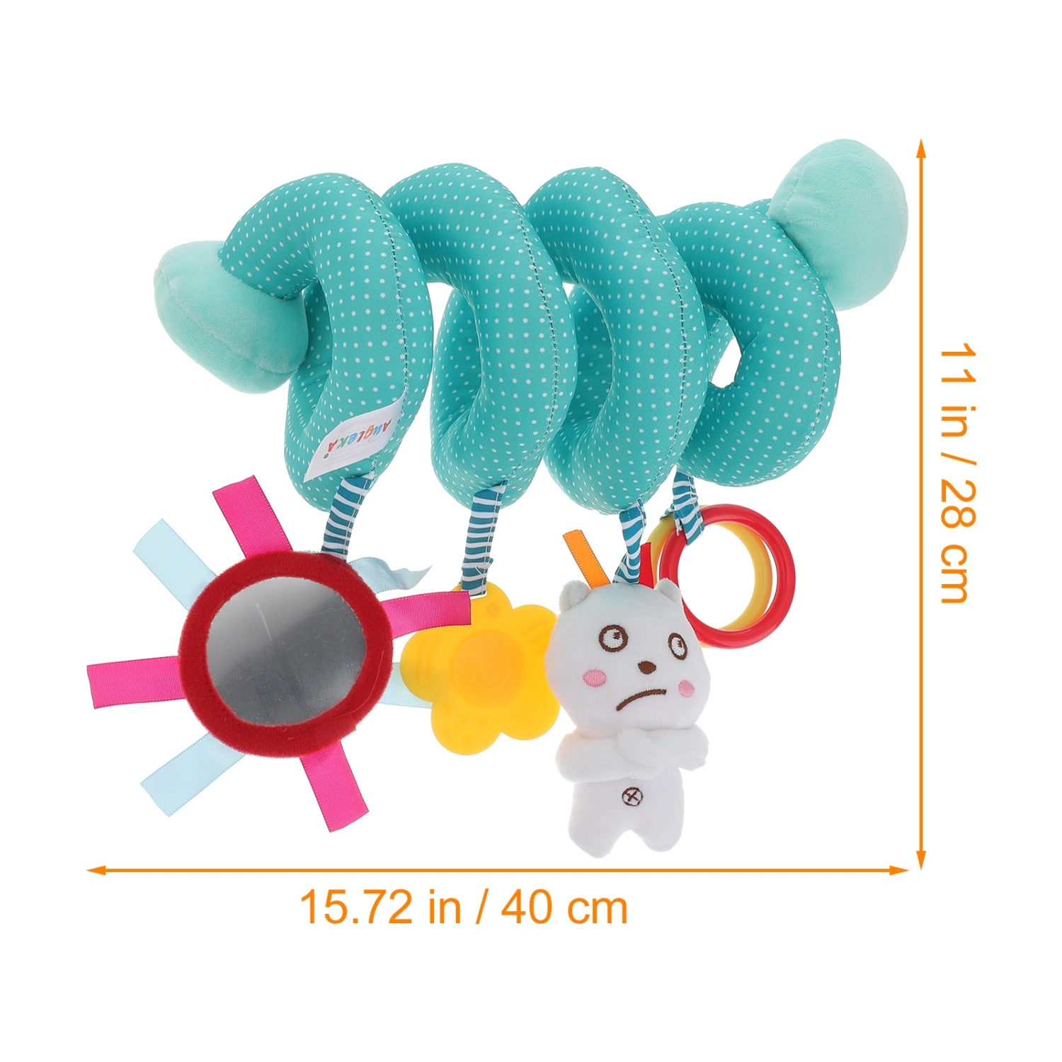 Baby Crib Hanging Spiral Bed Wrap Toy Practical Baby Crib Stroller Hanging Toy