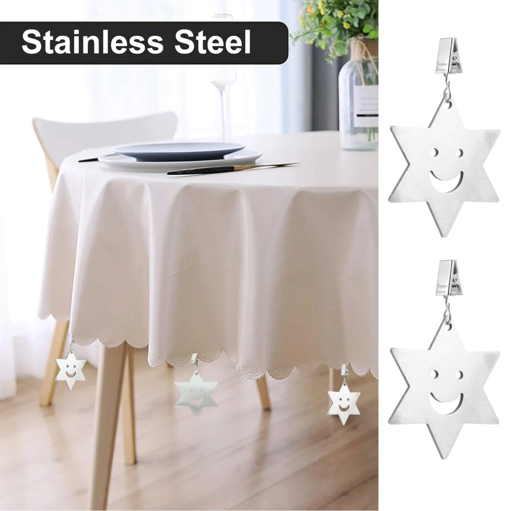 4pcs Tablecloth Weights Table Cover Weights Table Clips Tablecloth Pendant