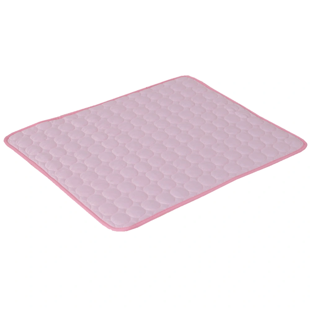 Pet Pad Summer Cooling Mat Dog Bed Mat Pet Dog Accessories Supplies for Home Shop (Pink, Size XL)