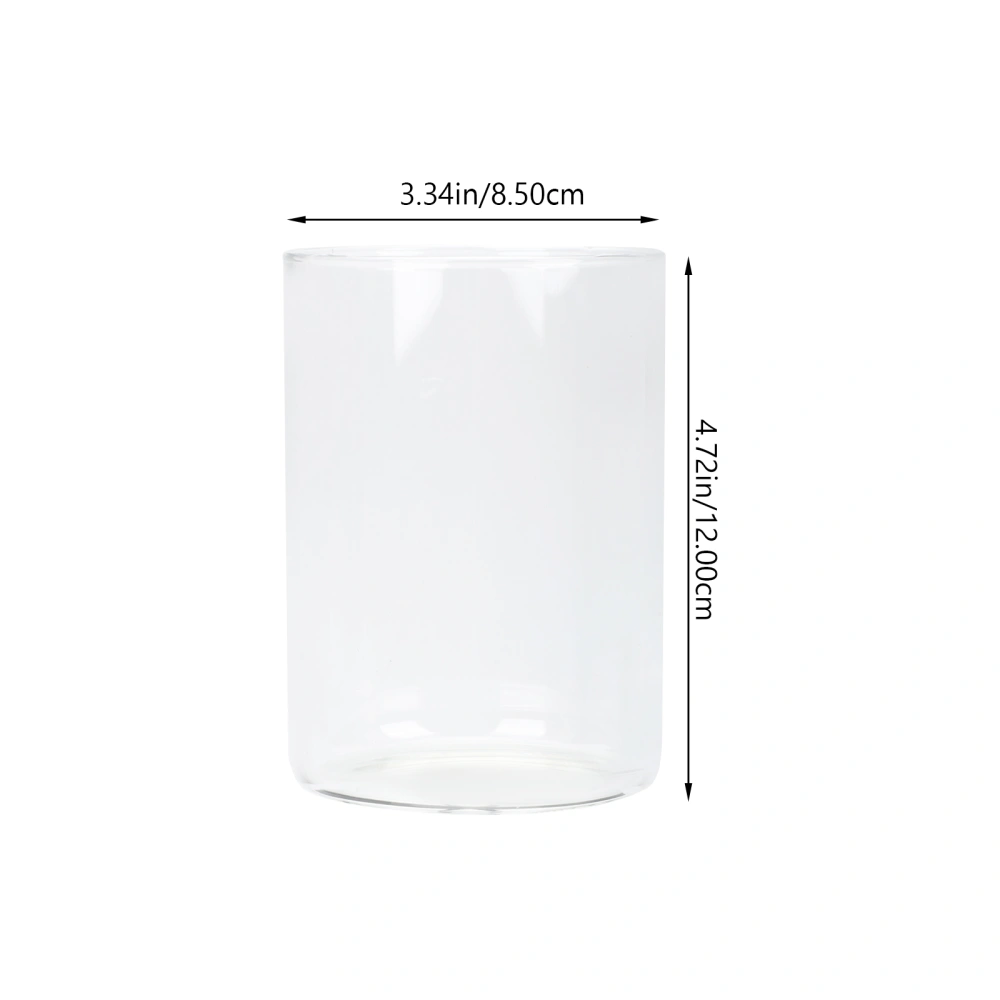 Household Exquisite Glass Vase Clear Glass Flower Arrangement Vase Home Supply