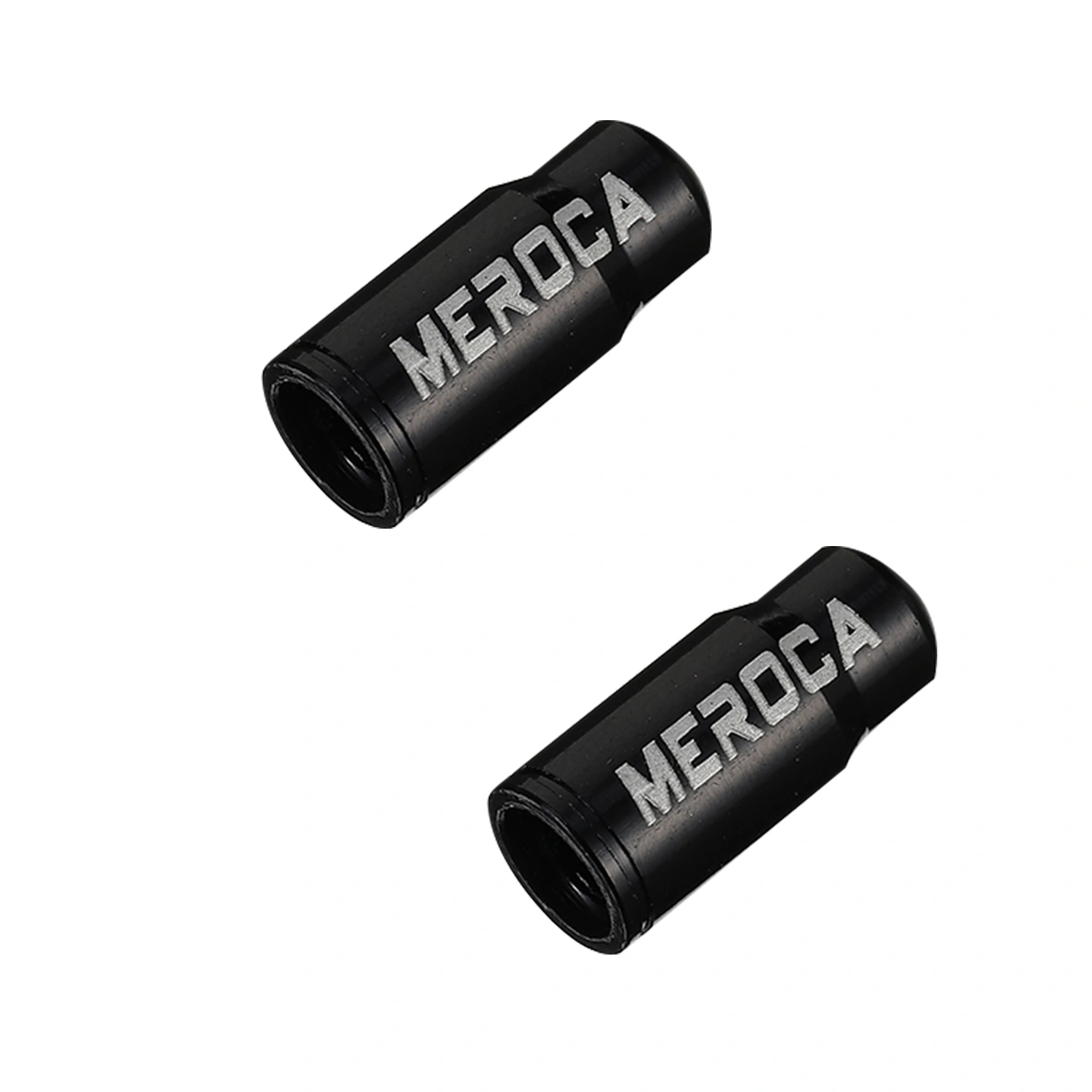 1 Pair of Aluminum Rust Proof Tire Dust Cover Dustproof Nozzle