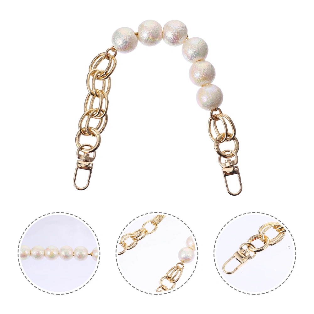 Women Clutch Bag Chain Exquisite Fashion Bag Chain with Pearl Laddies Bag Chain