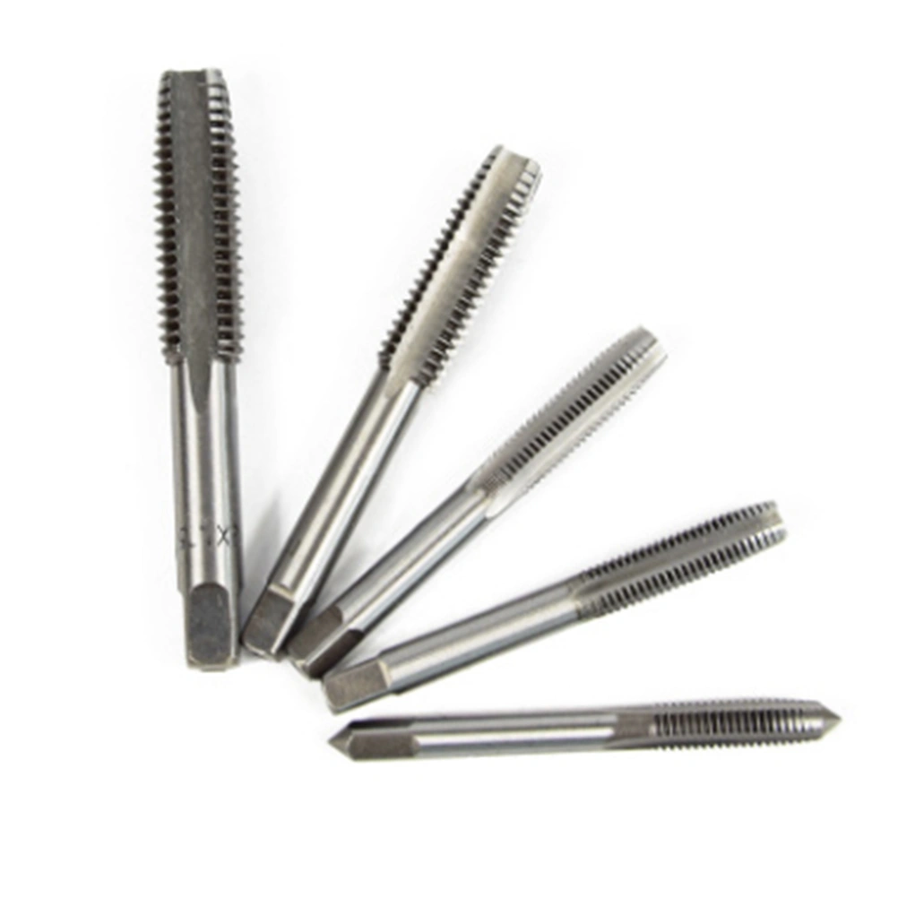 5pcs M5 M8 HSS Spiral Point Machine Screw Plug Tap Set Metric Straight Flute Thread Hand Tool