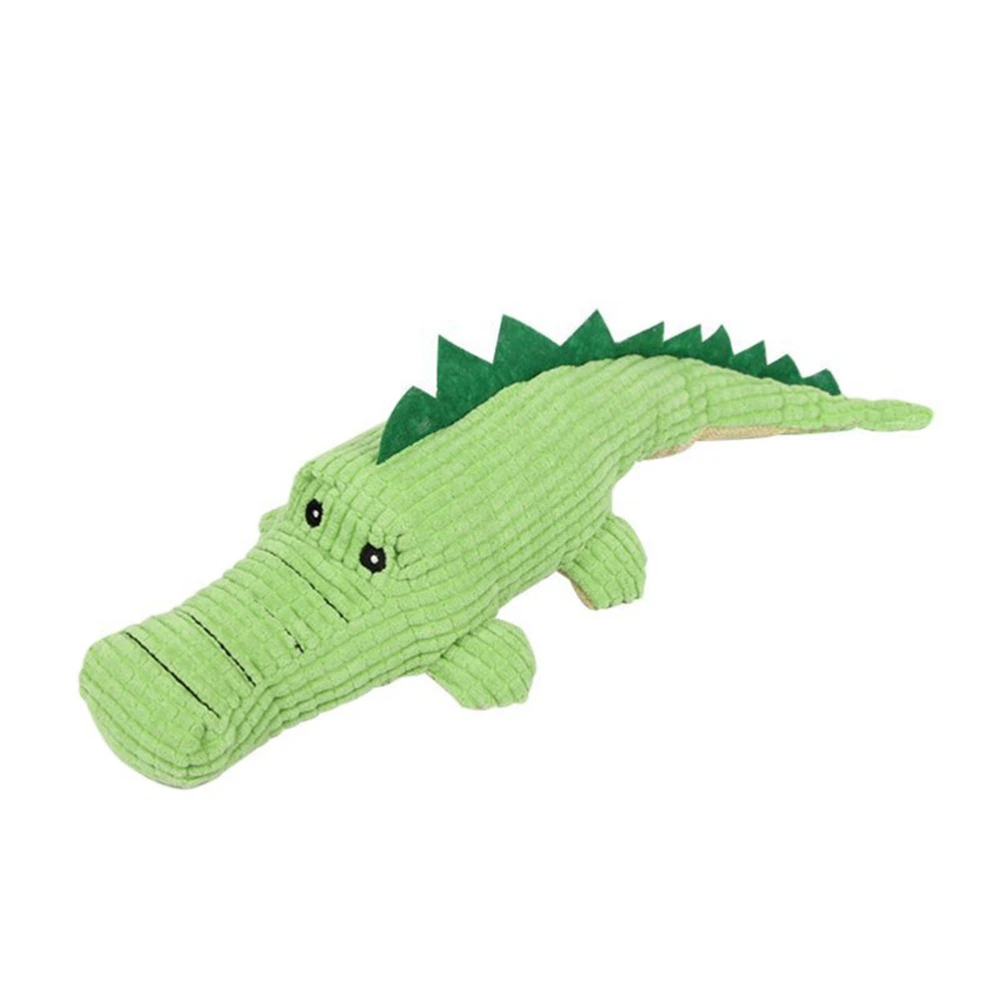 Dog Plush Crocodile Sound Toy Funny Educational Playing Doll Creative Pet Training Toy