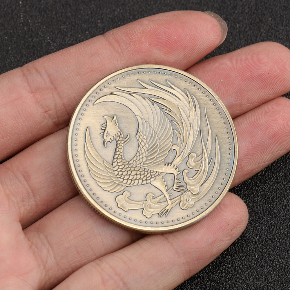 Commemorative Coin Phoenix Bronze Collection Arts Gifts Coin Metal for Home