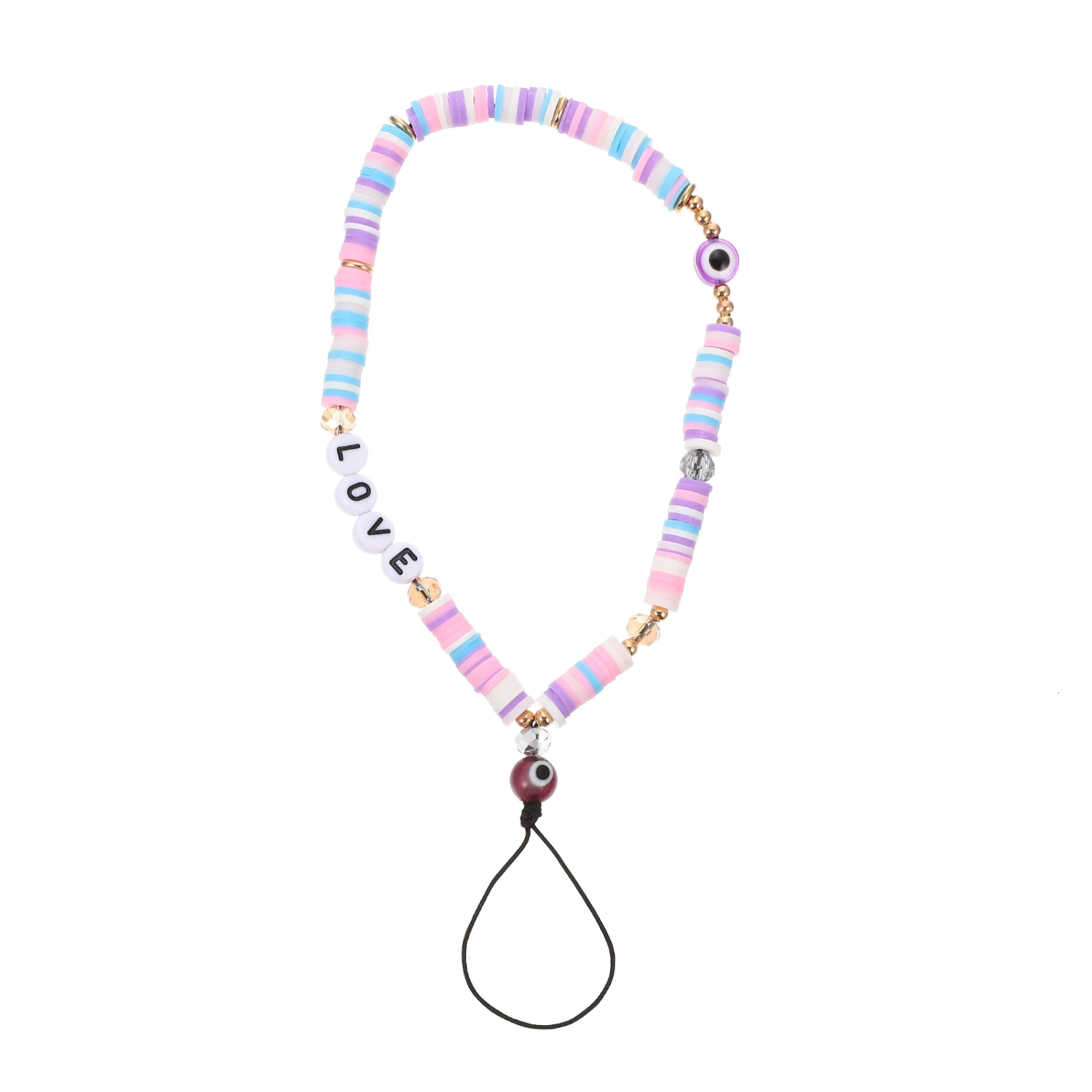 Acrylic Beaded Phone Strap Beaded Phone Lanyard Phone Hanging Wrist Strap