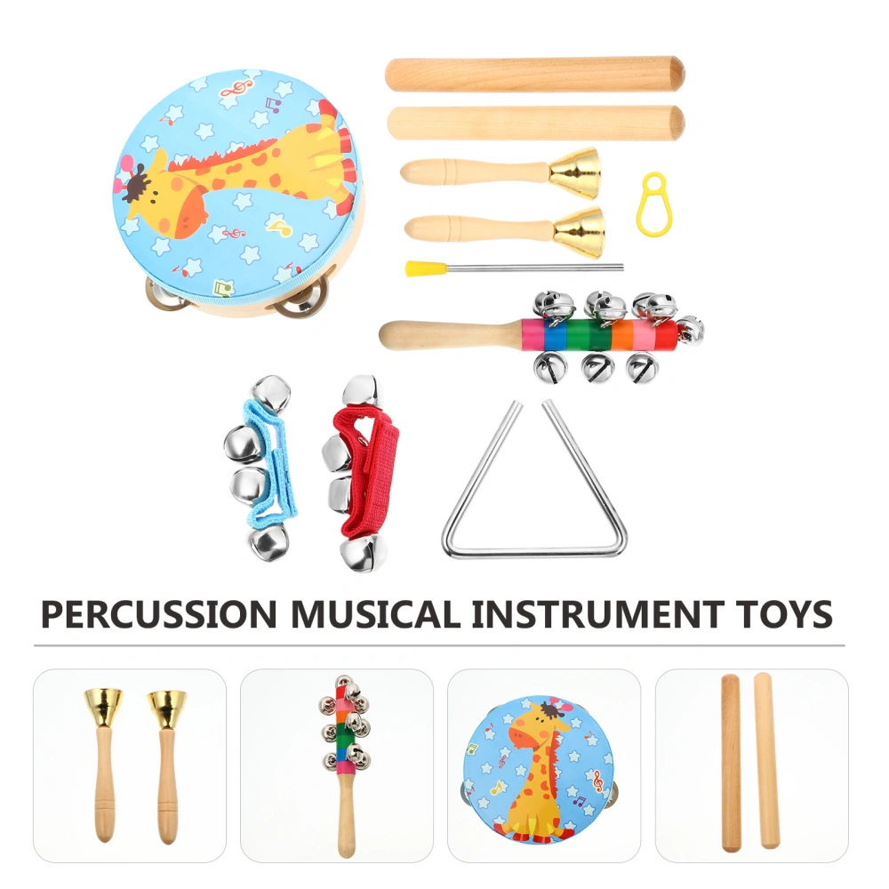 1 Set of 7Pcs Percussion Instruments Musical Instrument Toys Educational Kid Toy