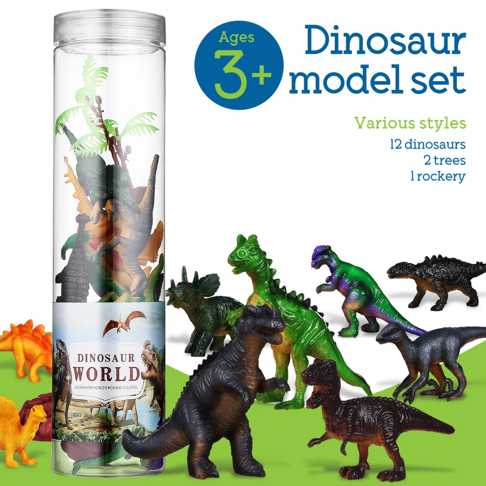 1 Set of Adorable Dinosaur Set Interesting Dinosaur Models Household Dinosaur Toys