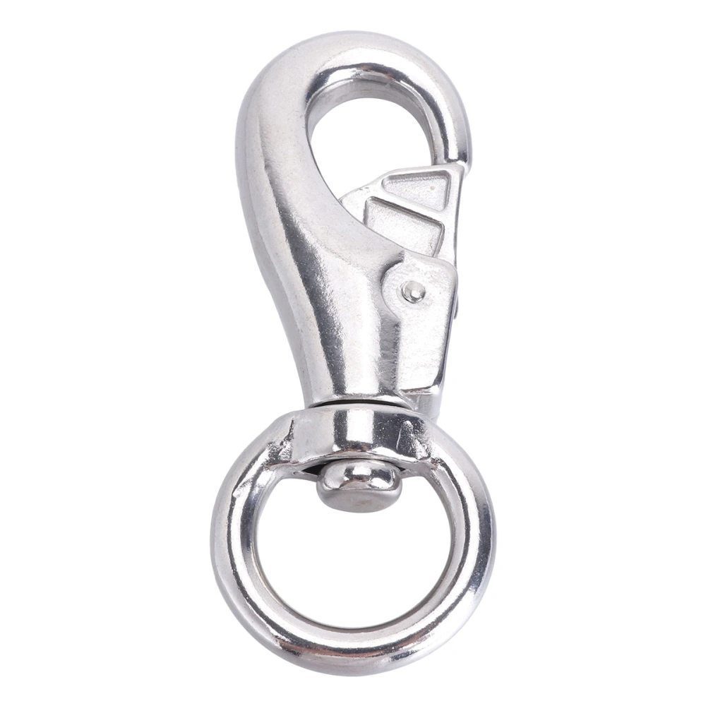 102MM Hanging Chair Swivel Hook Snap Swing Hook Hammock Chair Hanging Accessories for Outdoor and Indoor (Silver, 300KG Weight Limit)