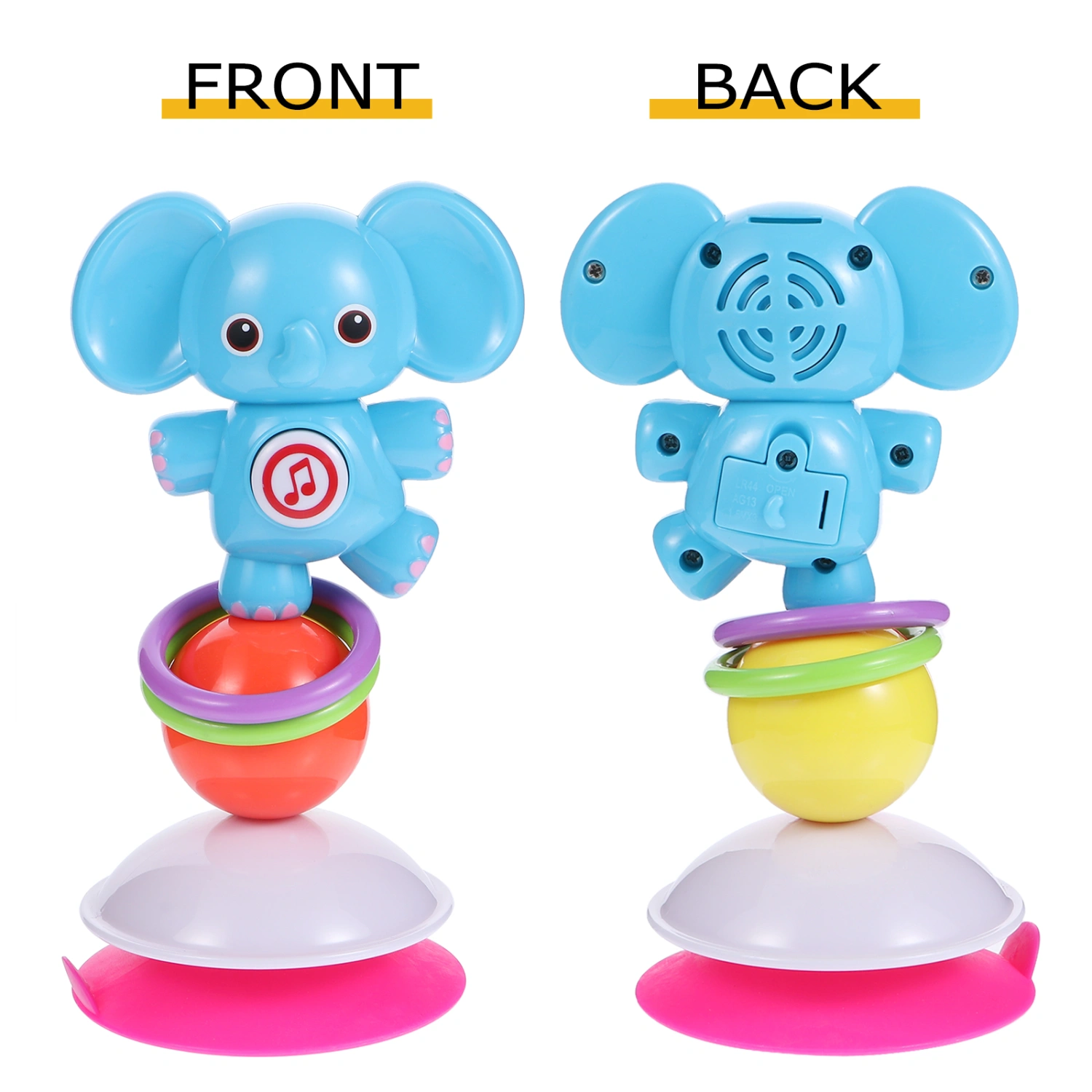 Baby Eating Toys Rotating Bell Toys Baby Table Toy Baby Bell with Sucker