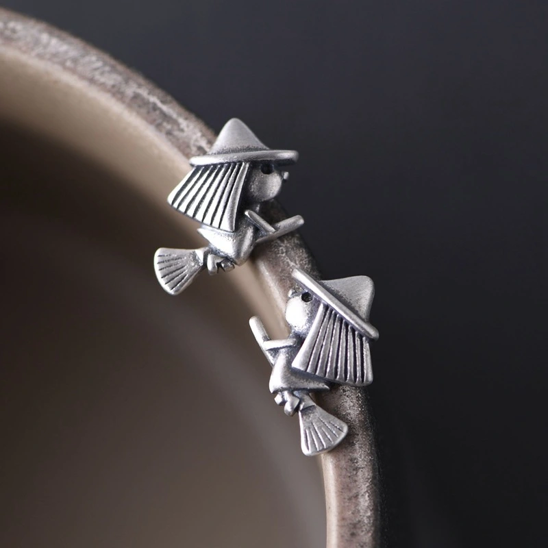 S925 Silver Vintage Craft Fashion Earrings