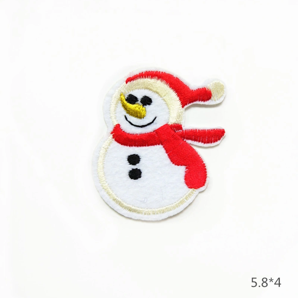 1 Set Christmas Themed Patches Sticker Embroidery Patches DIY Costume Accessories for Jackets Jeans Bags Clothing