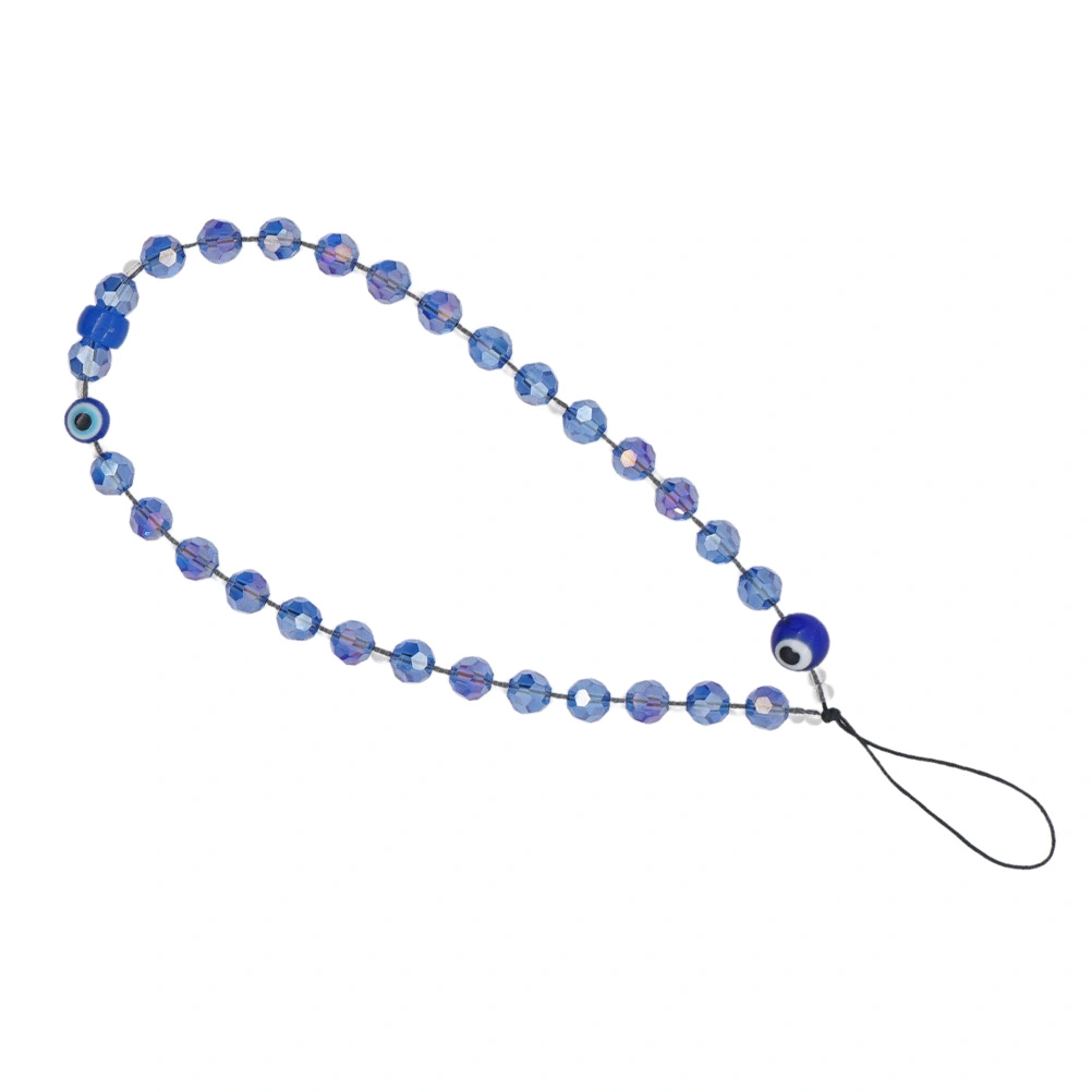 Evil Eye Phone Lanyard Anti-lost Beaded Chain Phone Charm Phone Wrist Strap