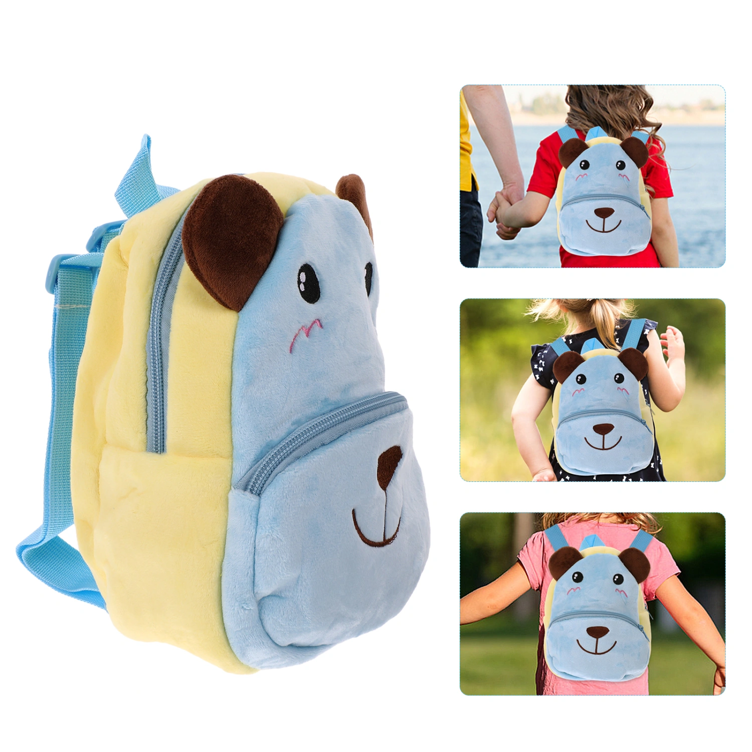 Kids Backpack Lovely Cartoon Students Kids School Books Storage Bag Container