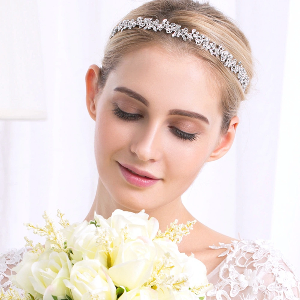 1pc Bride Hair Band Headband Head Piece Hair Decorative Ornament Hair Jewelry