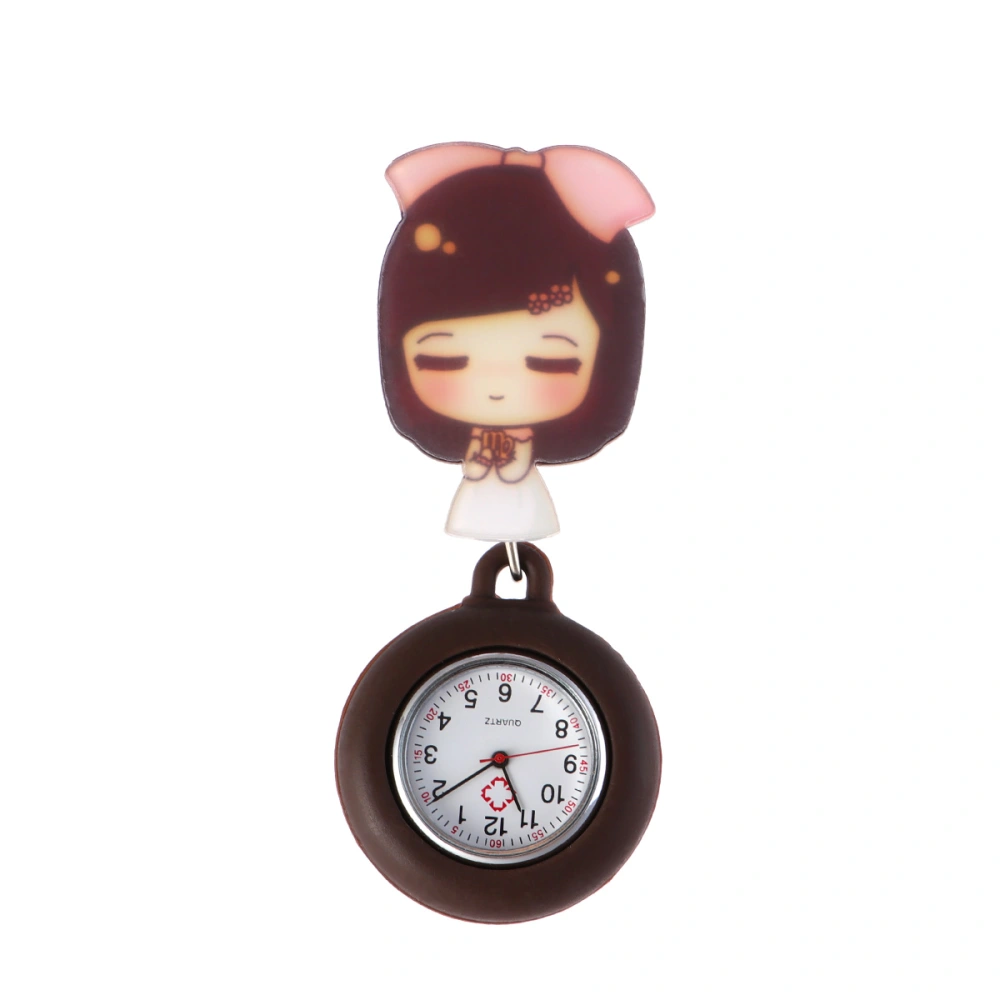 Nurse Watch Medical Watch Telescopic Nurse Pocket Hanging Watch Gift Cartoon Watch (Style 21)