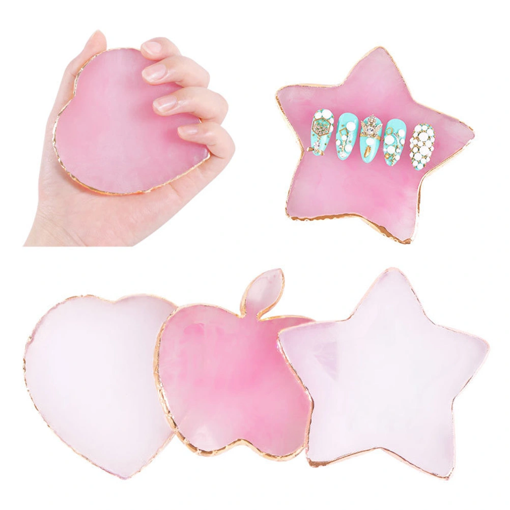 Agate Manicure Manicure Star Manicure Nail Art (Pink)