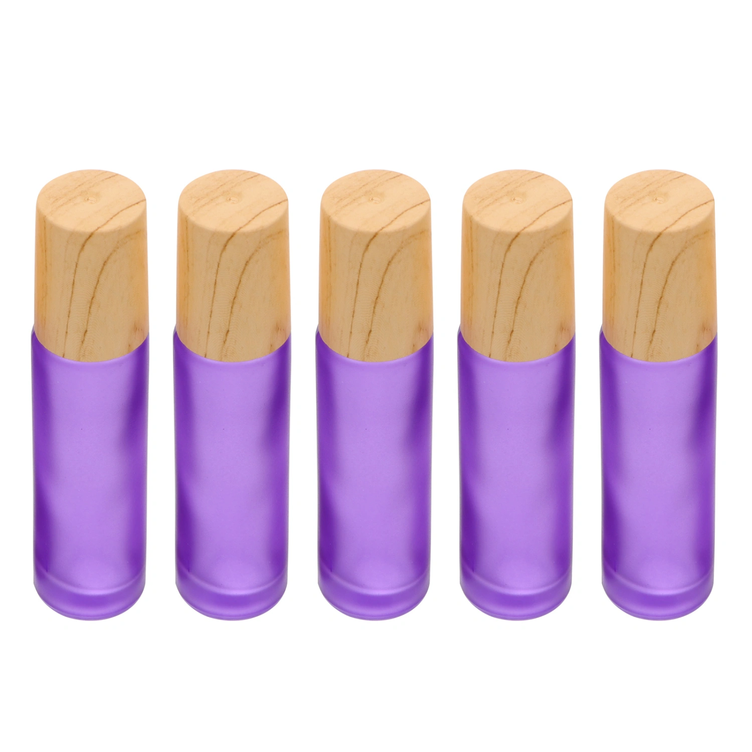 5pcs 10ml Glass Roller Bottles Perfume Vials Essential Oil Bottle Roll-on Bottle