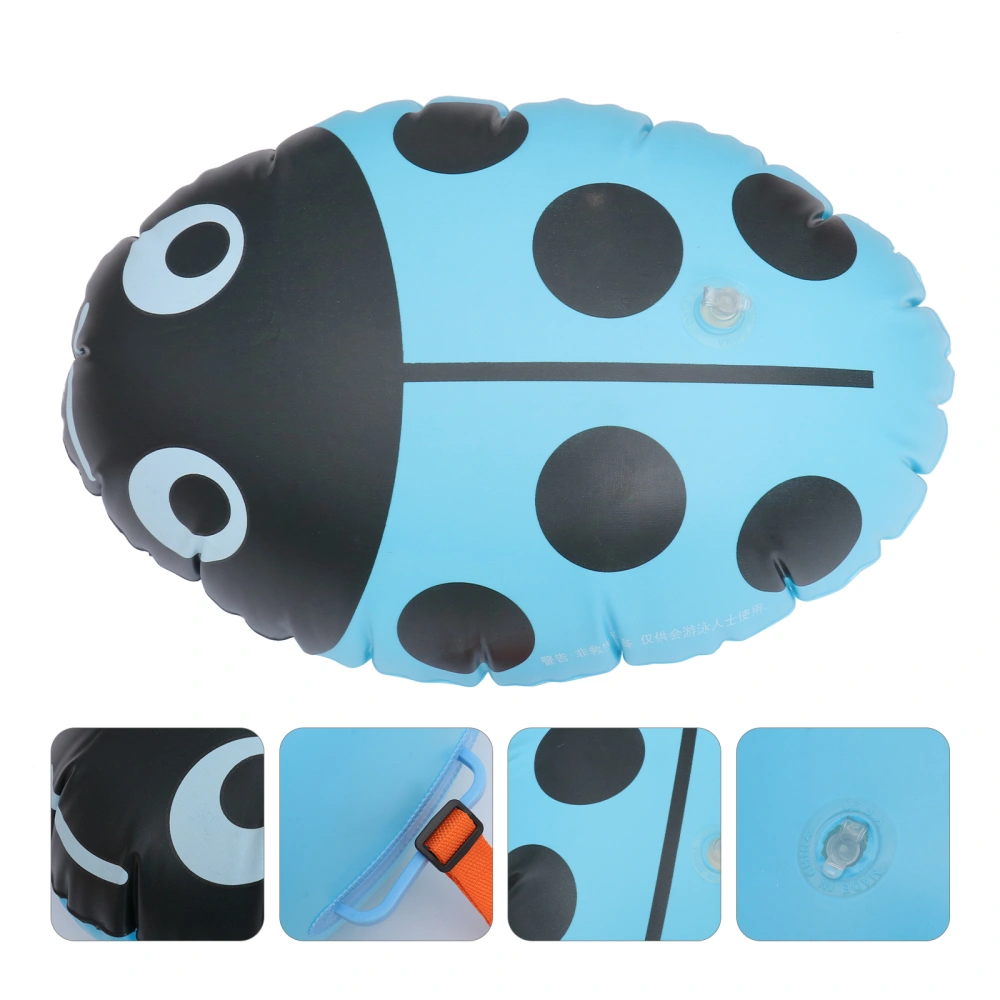 Ladybug Shaped Swim Float Buoy Safety Float Swimming Bag for Open Water Swimmers