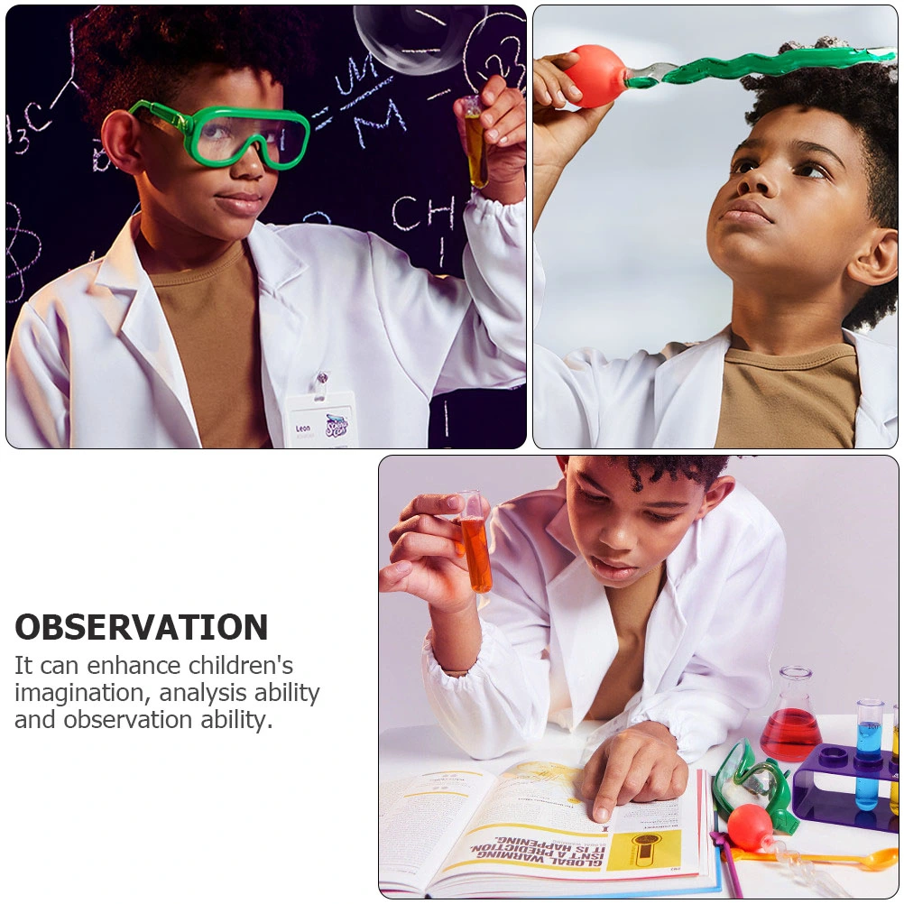 1 Set Kids Scientist Laboratory Experiment Chemistry Kit STEM Educational Toys