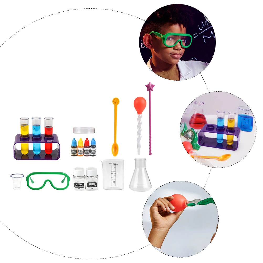 1 Set Kids Scientist Laboratory Experiment Chemistry Kit STEM Educational Toys