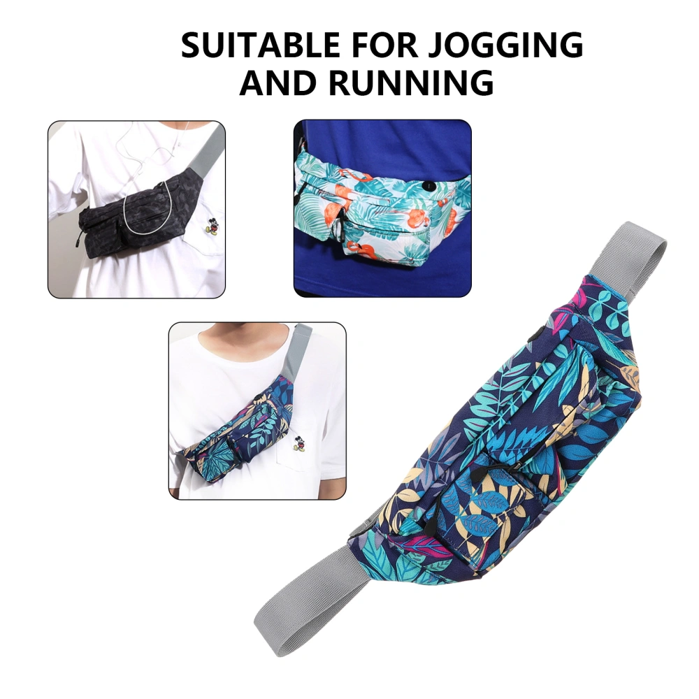 1pc Fashion Bag Waist Pack Sportes Storage Waist Bag Nylon Casual Waist Purse