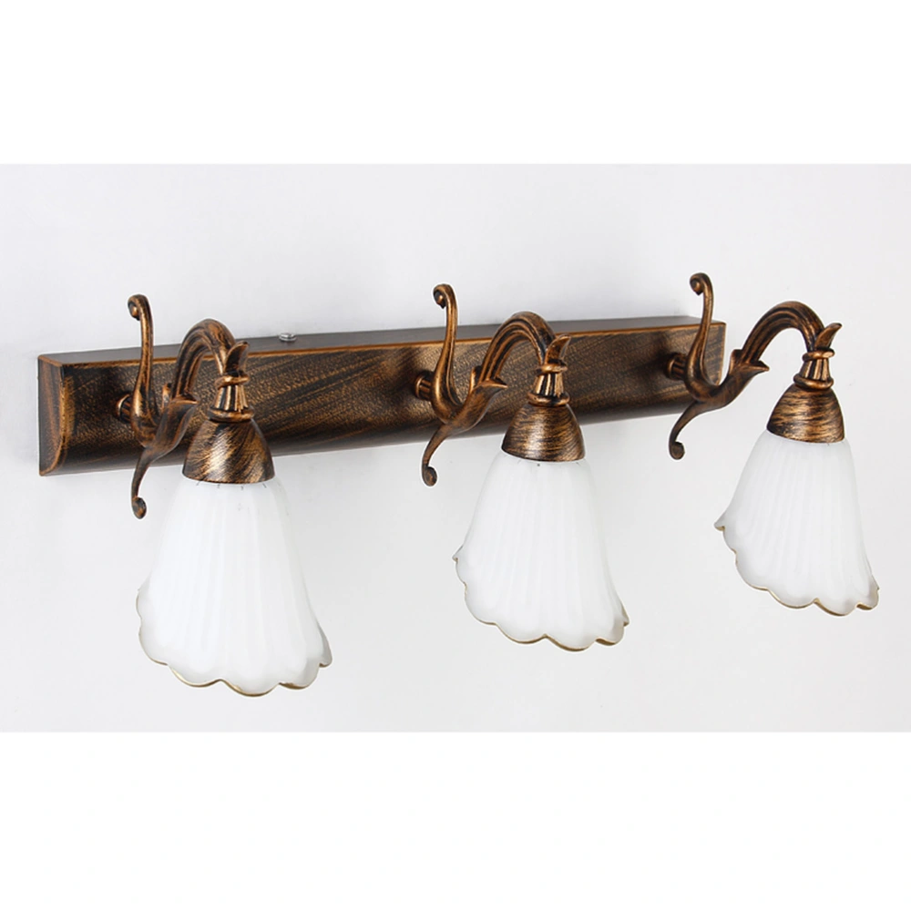 3-Light 46CM Ballerina Vanity Light Retro Vintage Bath Wall Sconces Light (Bronze)