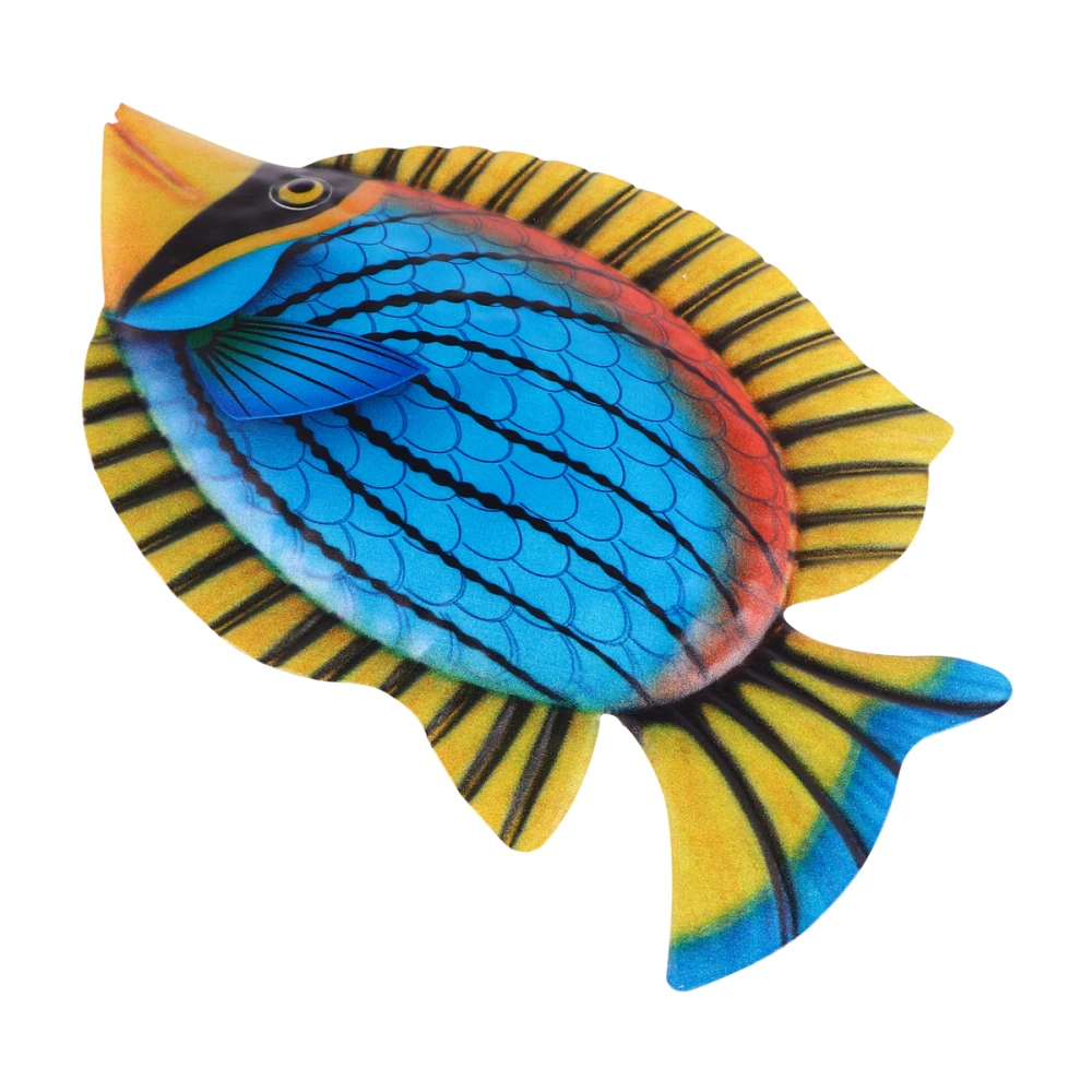 Cartoon Tropical Fish Wall Art Decor Garden Yard Creative Iron Fish Decor