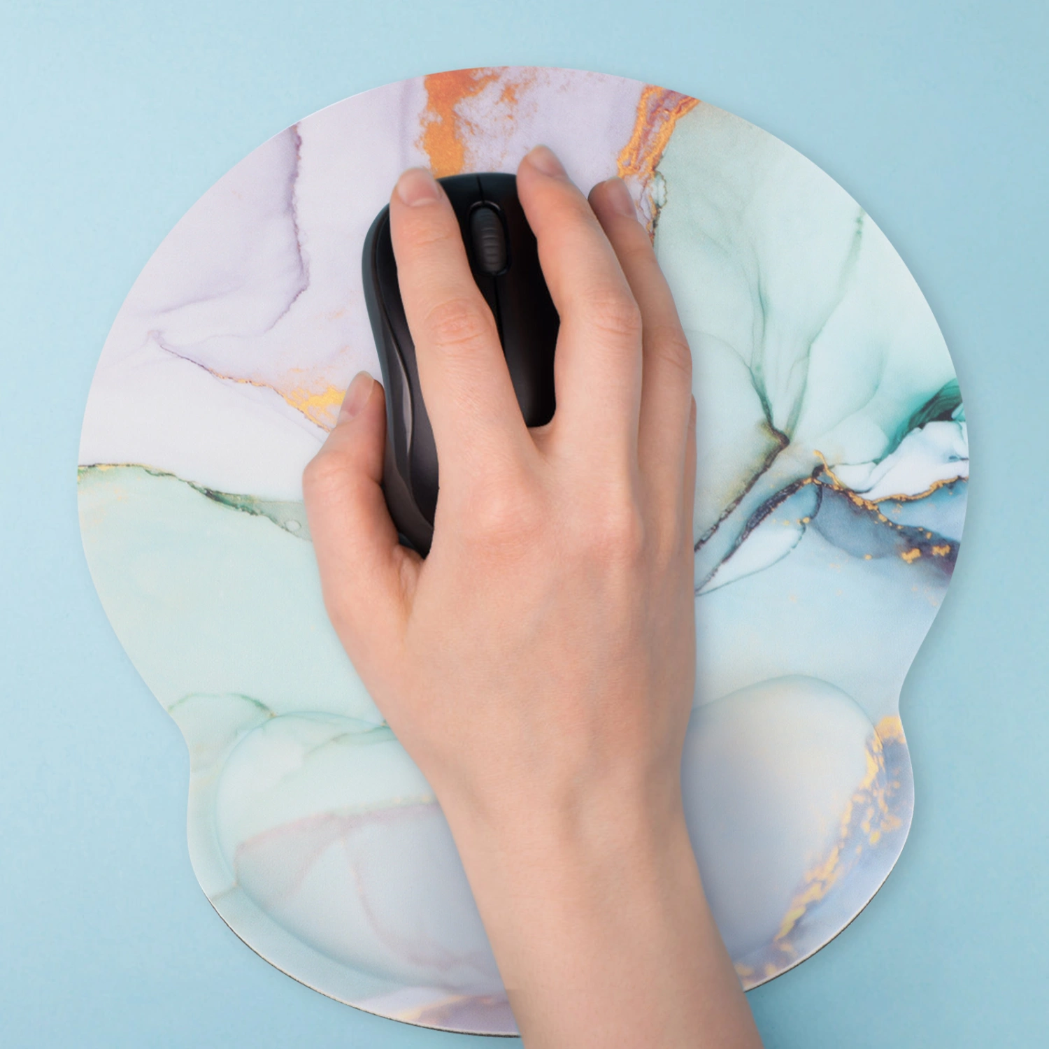 Computer Mouse Pad Non-slip Mouse Pad Ergonomic Mouse Pad with Wrist Support