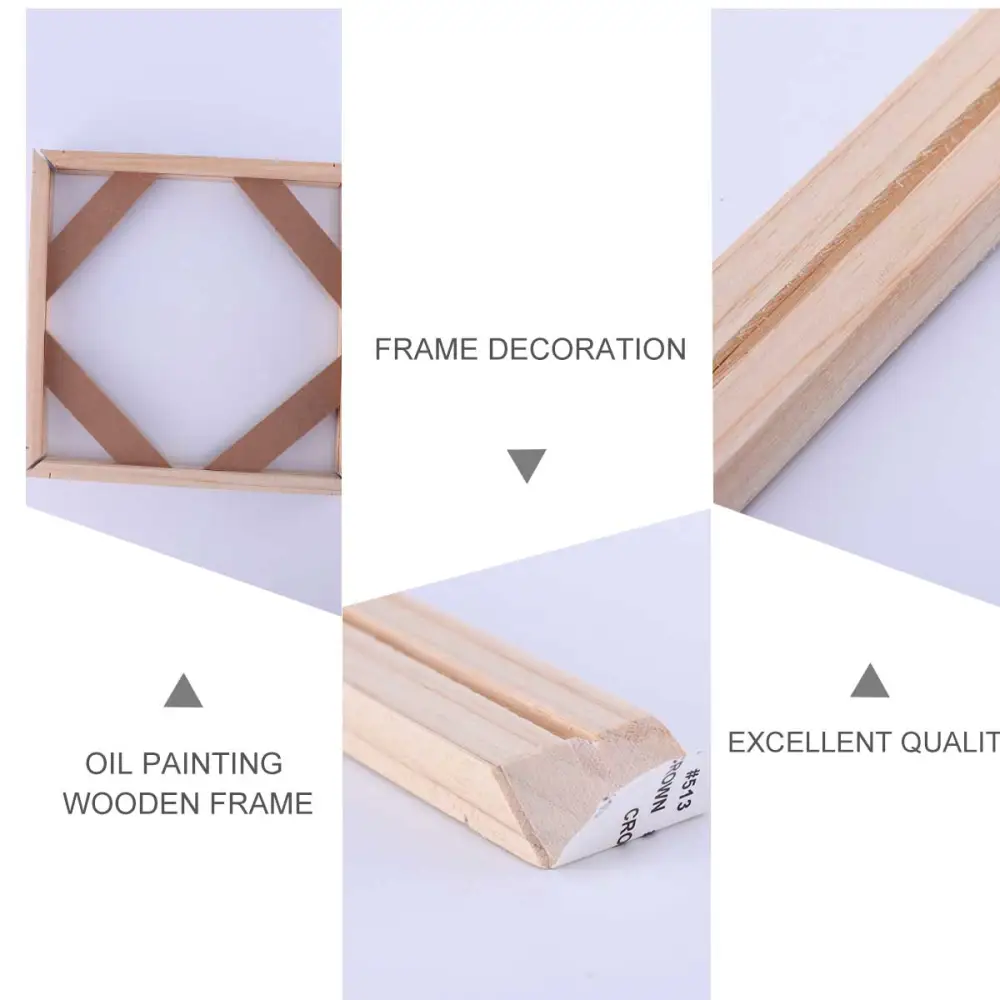 Modern Minimalist Frameless Picture Frame DIY Combination Solid Wood Photo Frame