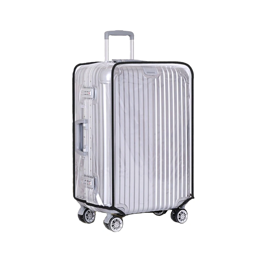 Transparent Travel Luggage Case Cover Suitcase Trolley Case Protective Bag Dustproof Protector (18 Inches)