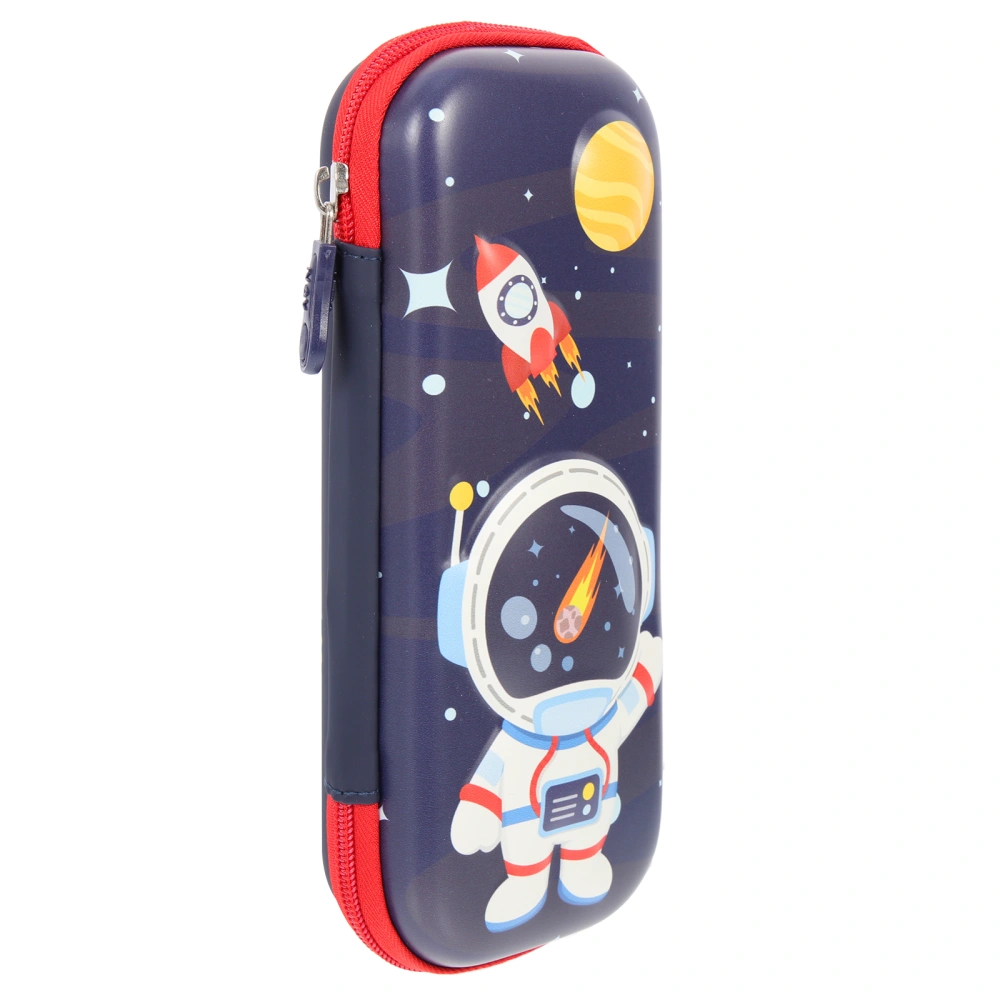 Cartoon Pencil Bag Large Capacity Pencil Bag Spaceman Printing Pen Bag Waterproof Pencil Case