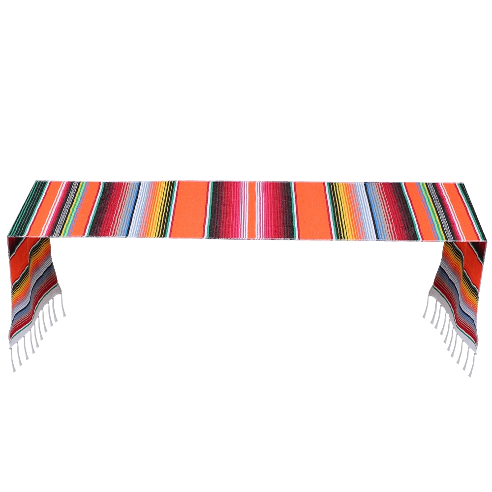 Mexican Style Blankets Decorative Rainbow Rugs Stylish Tabletop Carpets