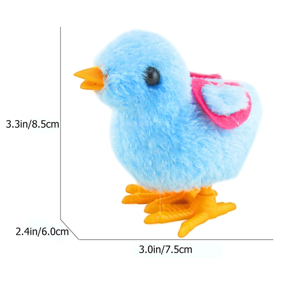 4pcs Adorable Wind Up Chicken Toys Children Birthday Gifts(Random Color)